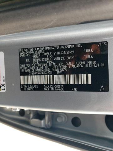 2023 LEXUS RX 350 BAS 2T2BAMBA5PC022235