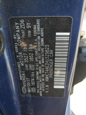 2017 HYUNDAI ACCENT SE KMHCT4AE2HU329823