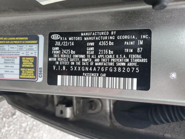 2015 KIA OPTIMA EX - 5XXGN4A76FG382075