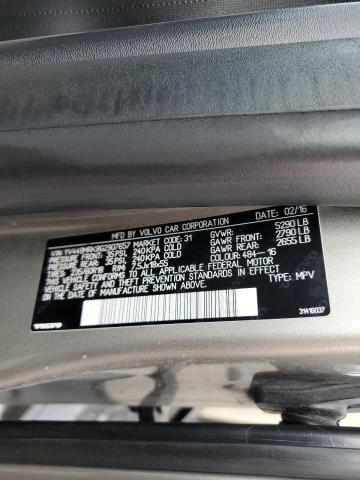 2016 VOLVO XC60 T6 PR - YV449MRK8G2907657