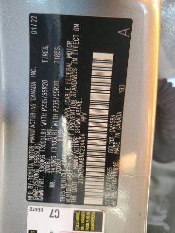 2022 LEXUS RX 350 2T2HZMAA8NC234404