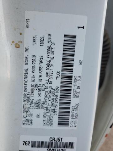 2021 TOYOTA TUNDRA DOU 5TFTY5F19MX011899