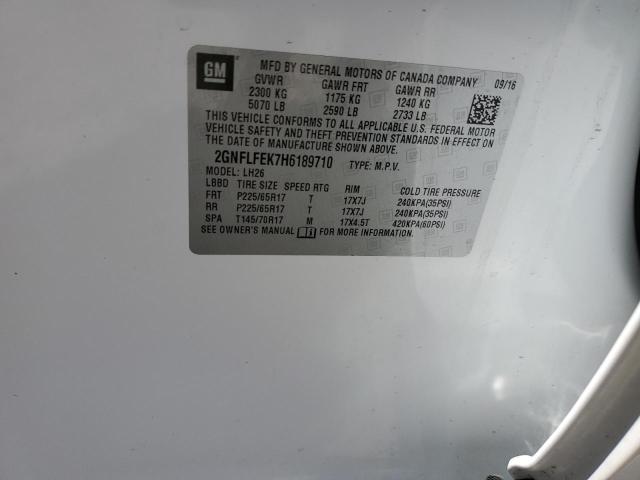 2017 CHEVROLET EQUINOX LT #3293670386