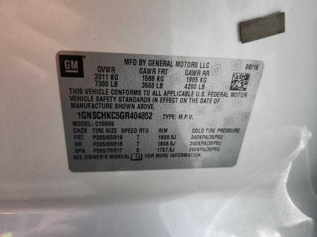2016 CHEVROLET SUBURBAN C 1GNSCHKC5GR404852