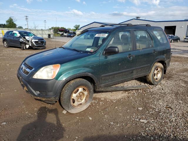 HOND CR-V LX 2004 green 4dr spor gas SHSRD78414U245224 photo #1