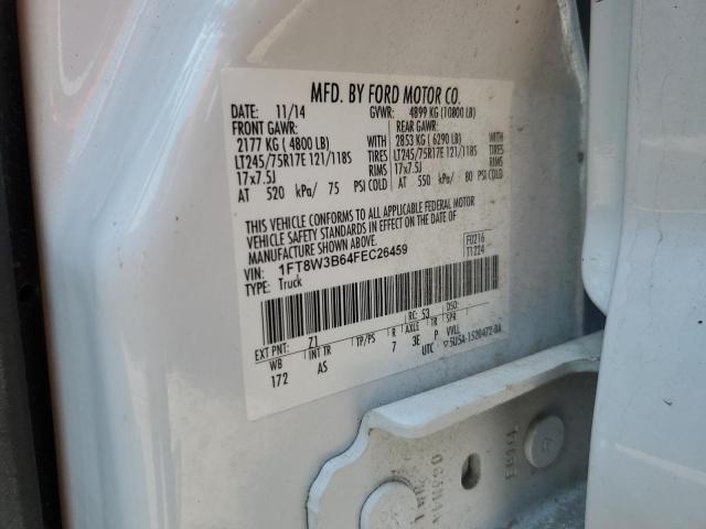 2015 FORD F350 SUPER DUTY 1FT8W3B64FEC26459