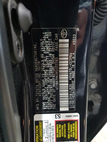 2019 TOYOTA CAMRY XSE - 4T1B61HKXKU177763