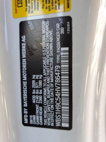 2017 BMW M2 WBS1H9C54HV786479