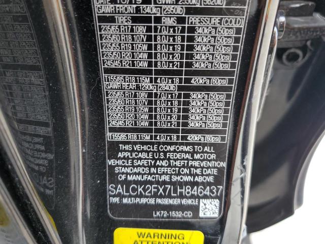 2020 LAND ROVER DISCOVERY SPORT SALCK2FX7LH846437