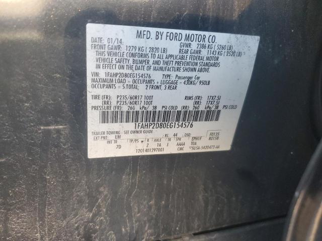 2014 FORD TAURUS SE - 1FAHP2D80EG154576