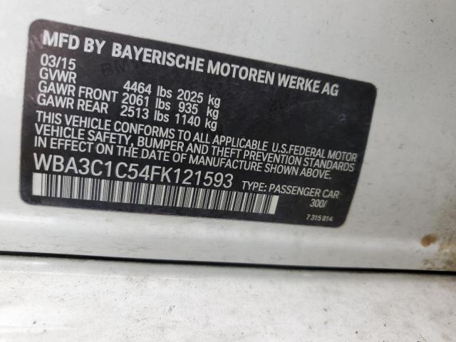 2015 BMW 328 I SULE WBA3C1C54FK121593