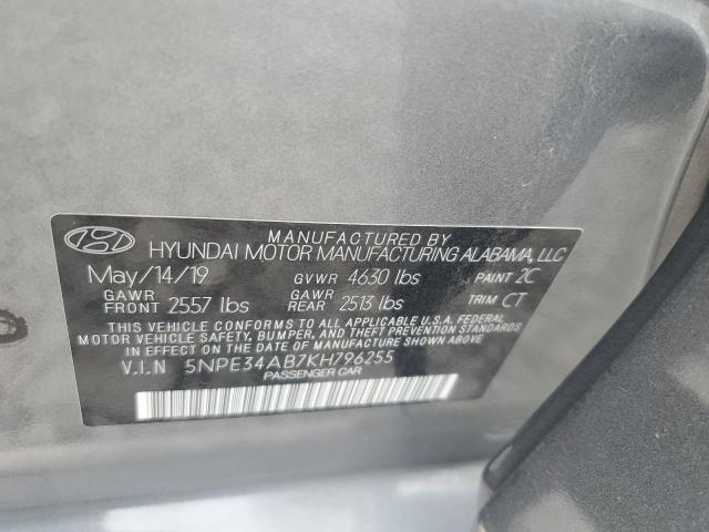 2019 HYUNDAI SONATA LIM 5NPE34AB7KH796255