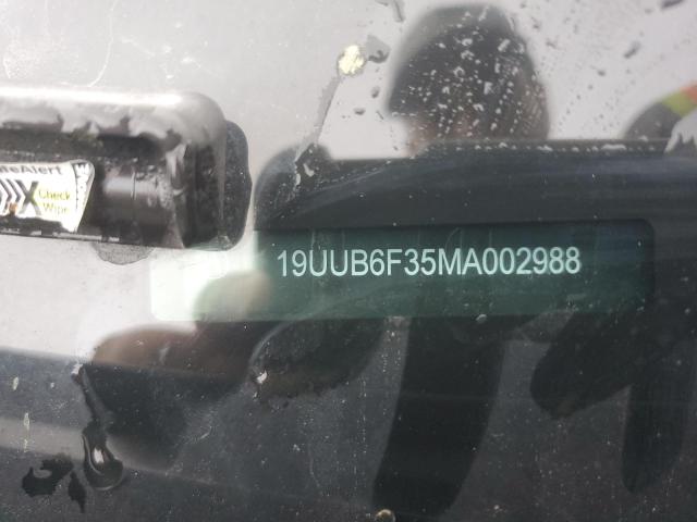 2021 ACURA TLX 19UUB6F35MA002988