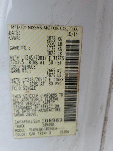 2014 NISSAN NV 1500 - 1N6BF0KL5EN108989