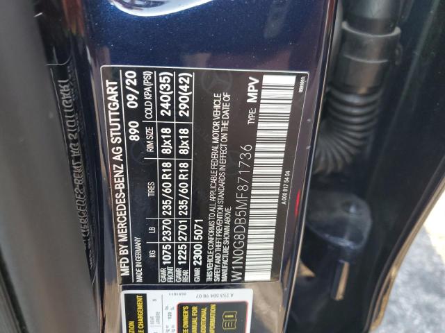 2021 MERCEDES-BENZ GLC 300 W1N0G8DB5MF871736