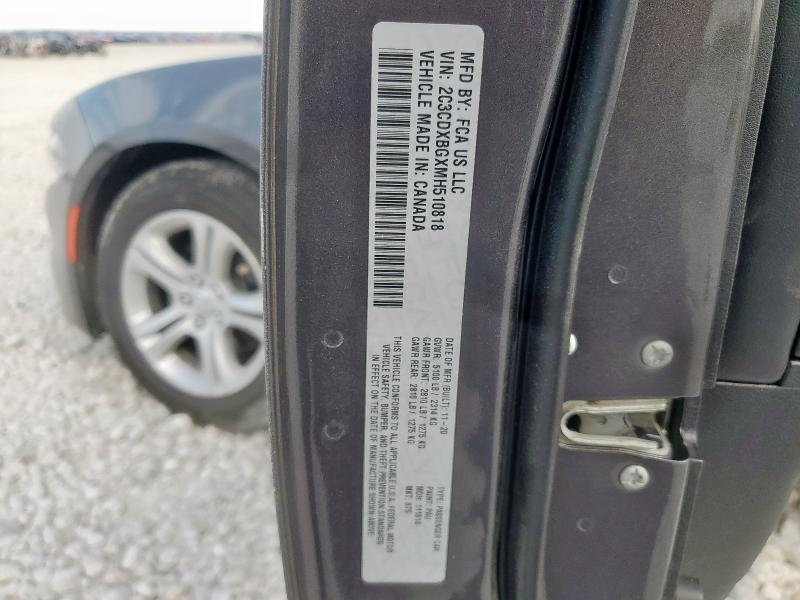 2021 DODGE CHARGER SXT - 2C3CDXBGXMH510818