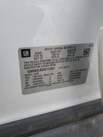 2017 GMC ACADIA DENALI 1GKKNXLS6HZ172397