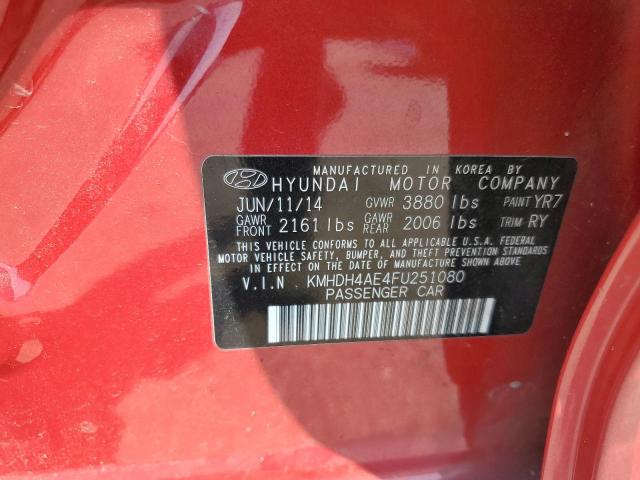 2015 HYUNDAI ELANTRA SE - KMHDH4AE4FU251080