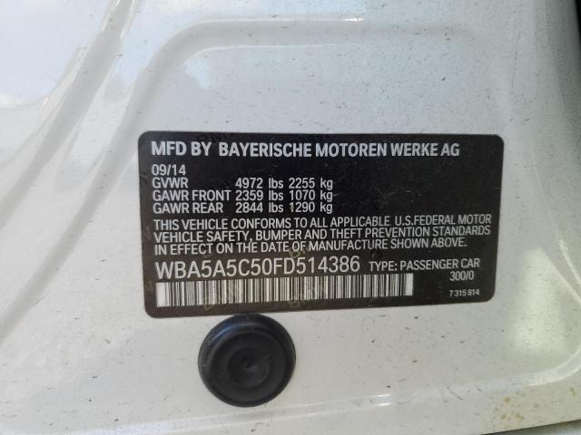 2015 BMW 528 I WBA5A5C50FD514386