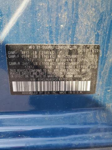 2024 SUBARU CROSSTREK 4S4GUHU63R3740732