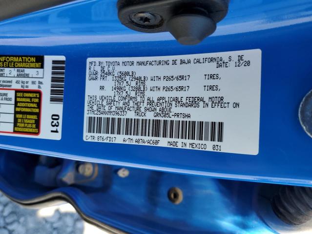 2021 TOYOTA TACOMA DOU 3TMCZ5ANXMM396337