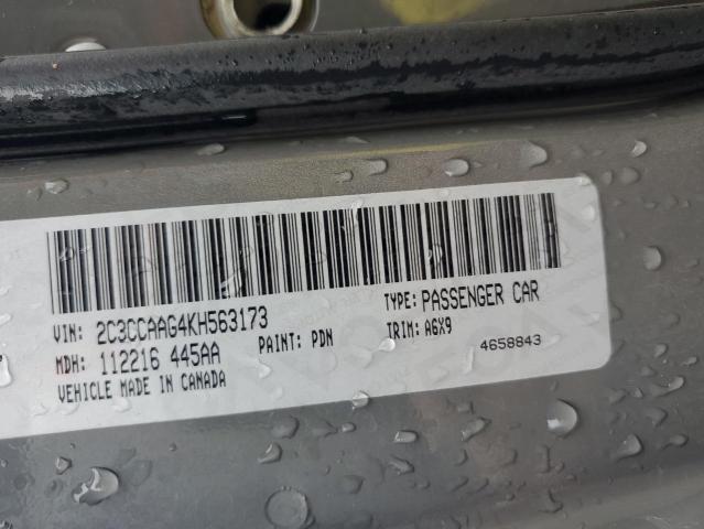 2019 CHRYSLER 300 TOURIN 2C3CCAAG4KH563173