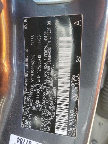 2016 TOYOTA SEQUOIA SR 5TDBY5G17GS136680