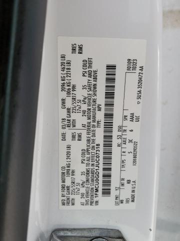 2018 FORD ESCAPE SE - 1FMCU0GD1JUC07318