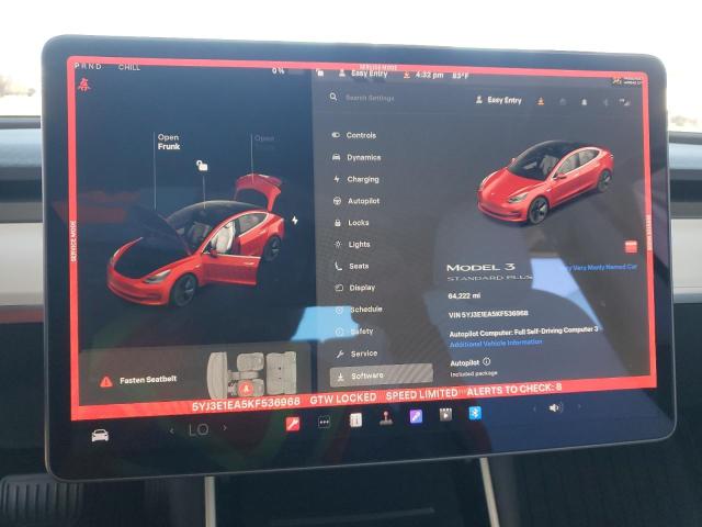 2019 TESLA MODEL 3 5YJ3E1EA5KF536968