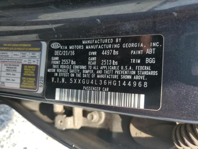 2017 KIA OPTIMA EX - 5XXGU4L36HG144968