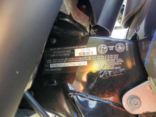 2007 HARLEY-DAVIDSON FLHTCUI 1HD1FC41X7Y667465