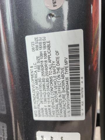 2023 HONDA PILOT EXL - 5FNYG1H49PB054436