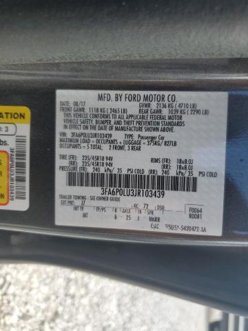 2018 FORD FUSION SE 3FA6P0LU3JR103439