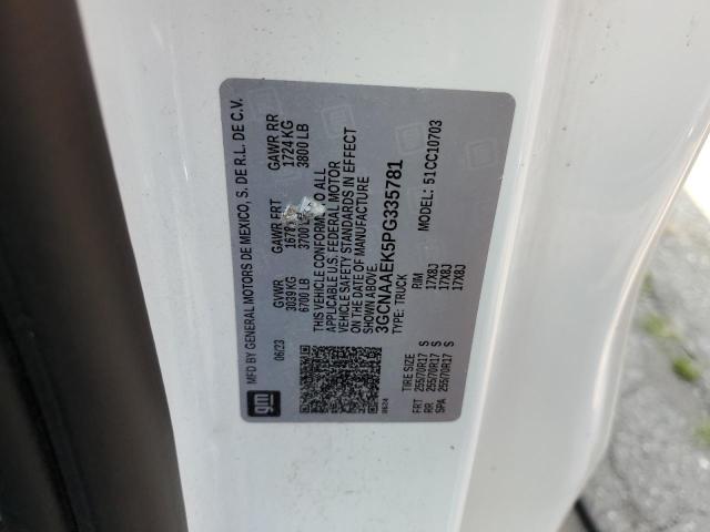 2023 CHEVROLET SILVERADO C1500 3GCNAAEK5PG335781