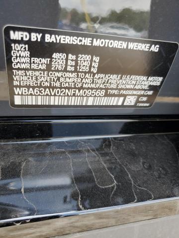 2022 BMW 430I GRAN - WBA63AV02NFM09568