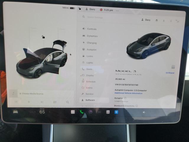 2019 TESLA MODEL 3 5YJ3E1EA7KF301746
