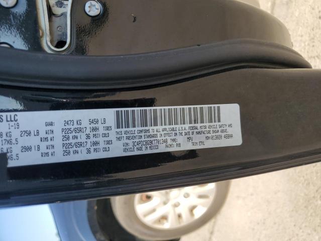 2019 DODGE JOURNEY SE 3C4PDCBG9KT701348