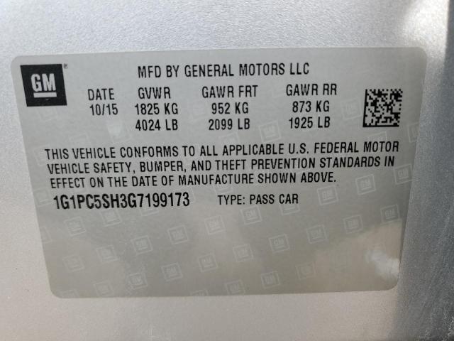 2016 CHEVROLET CRUZE LIMI 1G1PC5SH3G7199173
