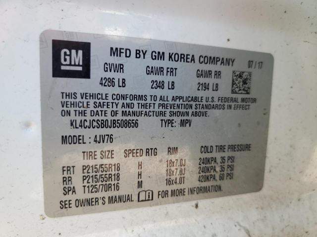 2018 BUICK ENCORE ESS KL4CJCSB0JB508656