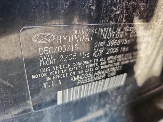 2017 HYUNDAI ELANTRA GT KMHD35LH8HU378011