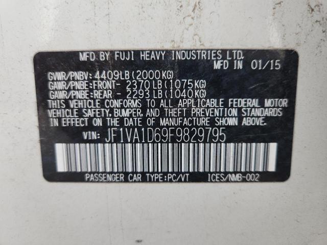 2015 SUBARU WRX PREMIU JF1VA1D69F9829795