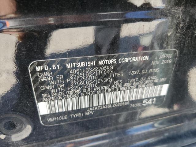 2020 MITSUBISHI OUTLANDER JA4AZ3A36LZ022566