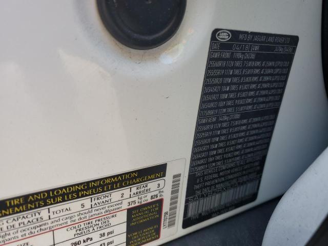 2018 LAND ROVER RANGE ROVER VELAR S SALYB2RX9JA770758