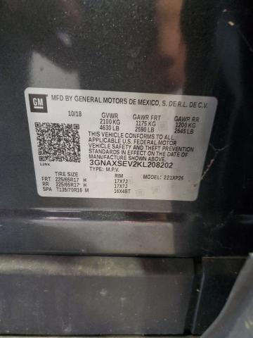 2019 CHEVROLET EQUINOX LS 3GNAXSEV2KL208202