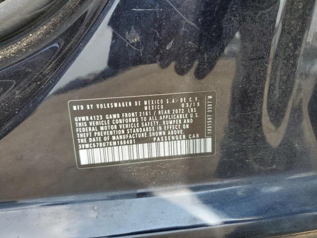 2019 VOLKSWAGEN JETTA S 3VWC57BU7KM168481