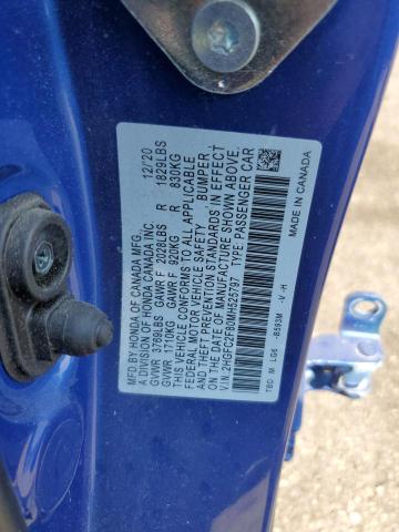 2021 HONDA CIVIC SPOR 2HGFC2F80MH525797