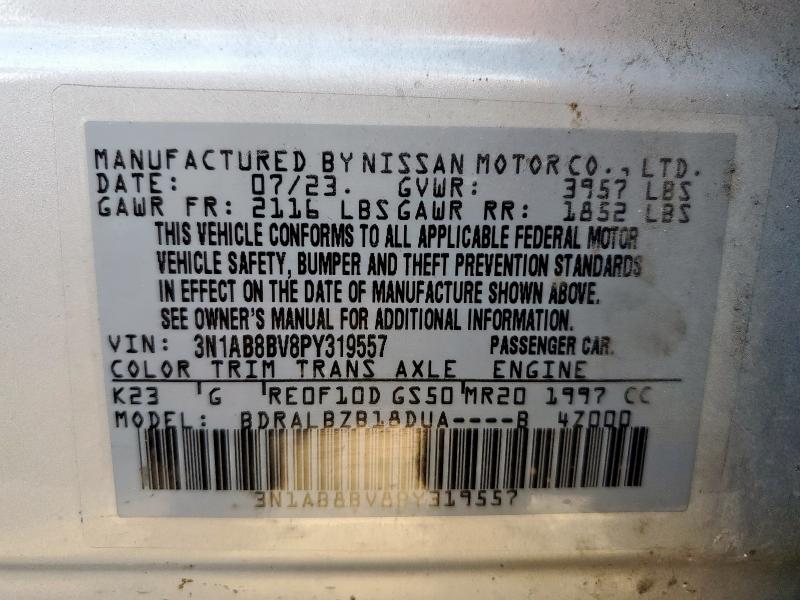 2023 NISSAN SENTRA - 3N1AB8BV8PY319557
