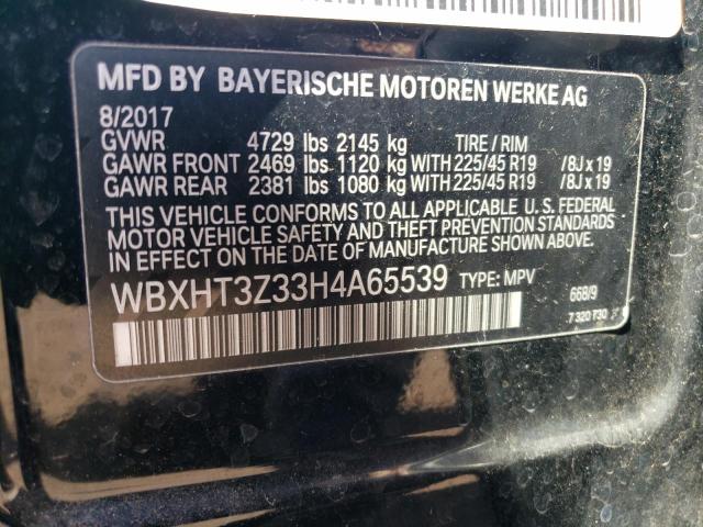 2017 BMW X1 XDRIVE28I WBXHT3Z33H4A65539