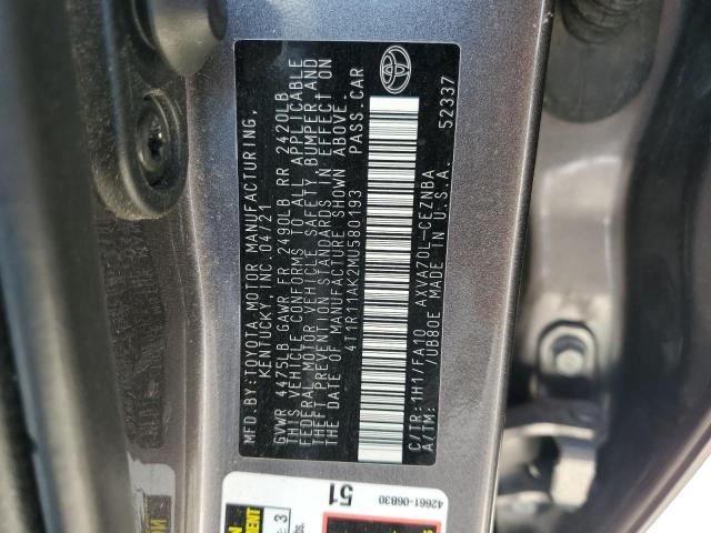 2021 TOYOTA CAMRY LE - 4T1R11AK2MU580193