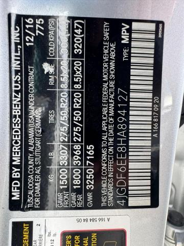 2017 MERCEDES-BENZ GLS 450 4M - 4JGDF6EE8HA894127